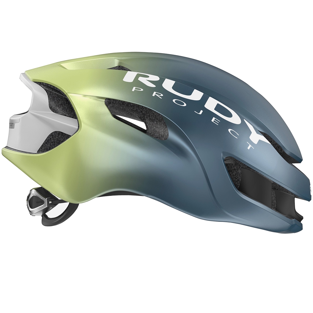 Nytron Road Helmet - Blue Avio/Apple Green Metal Matte