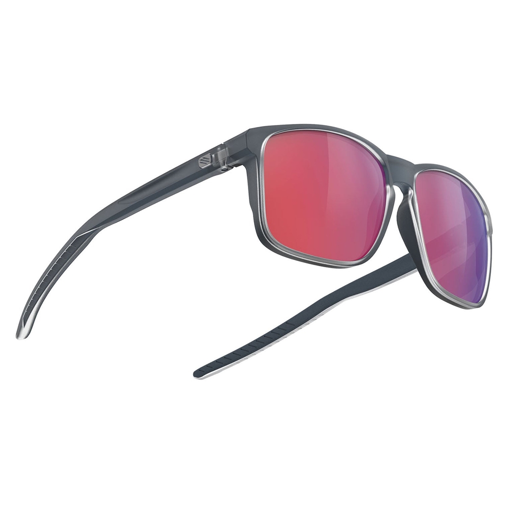 Overlap RP Optics Sunglasses - Ice Blue Metal Matte/Multilaser Red