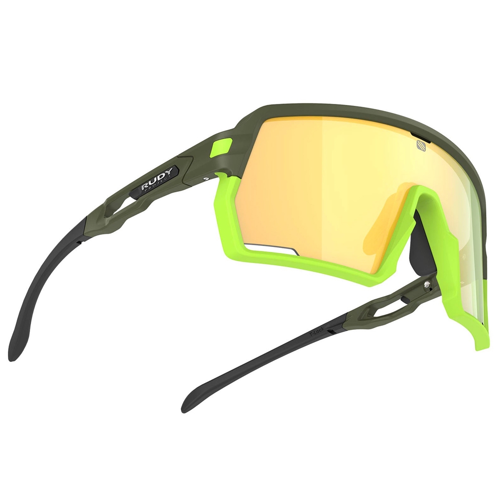 Kelion RP Optics Sunglasses - Olive Matte/Multilaser Yellow
