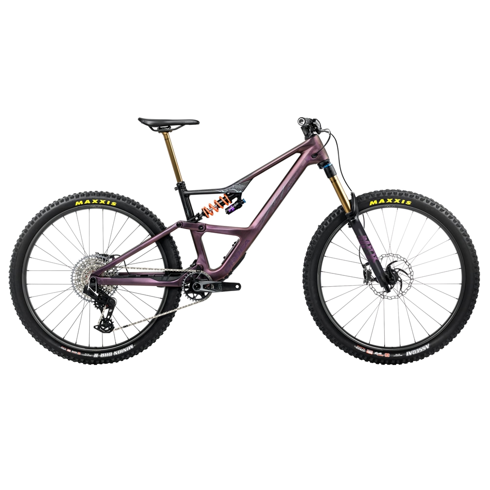 Occam LT M-Team Full Suspension Mountain Bike - Sunset Carbon View/Black (2026)