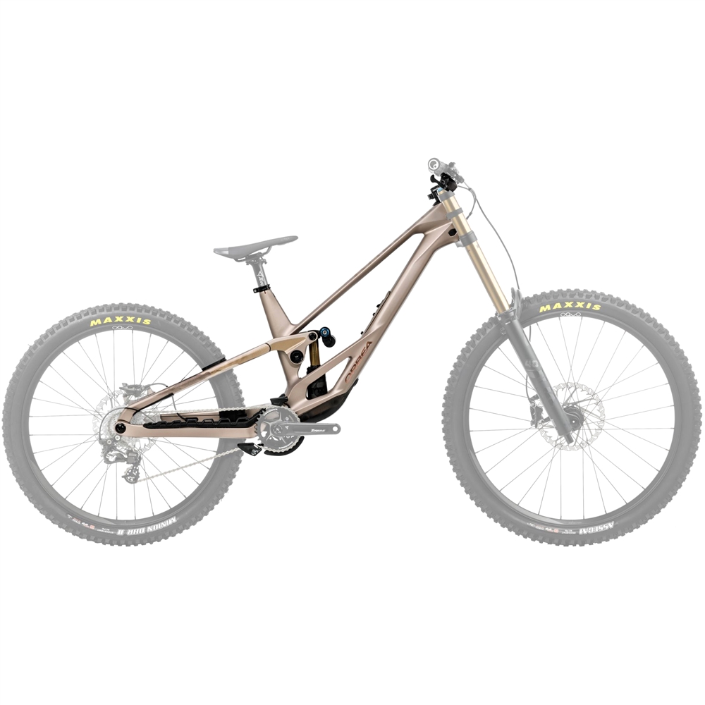 Rallon 450 Downhill Bike Frameset - Nickel/Nickel Chrome (2026)