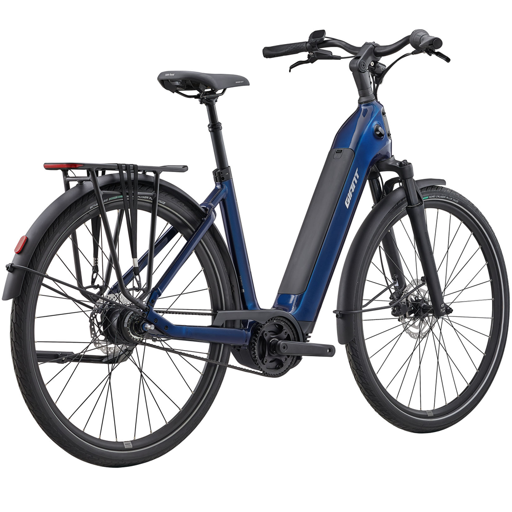 NewTour E+ 1 Low Step-Thru Electric Hybrid Bike - Eclipse (2027)