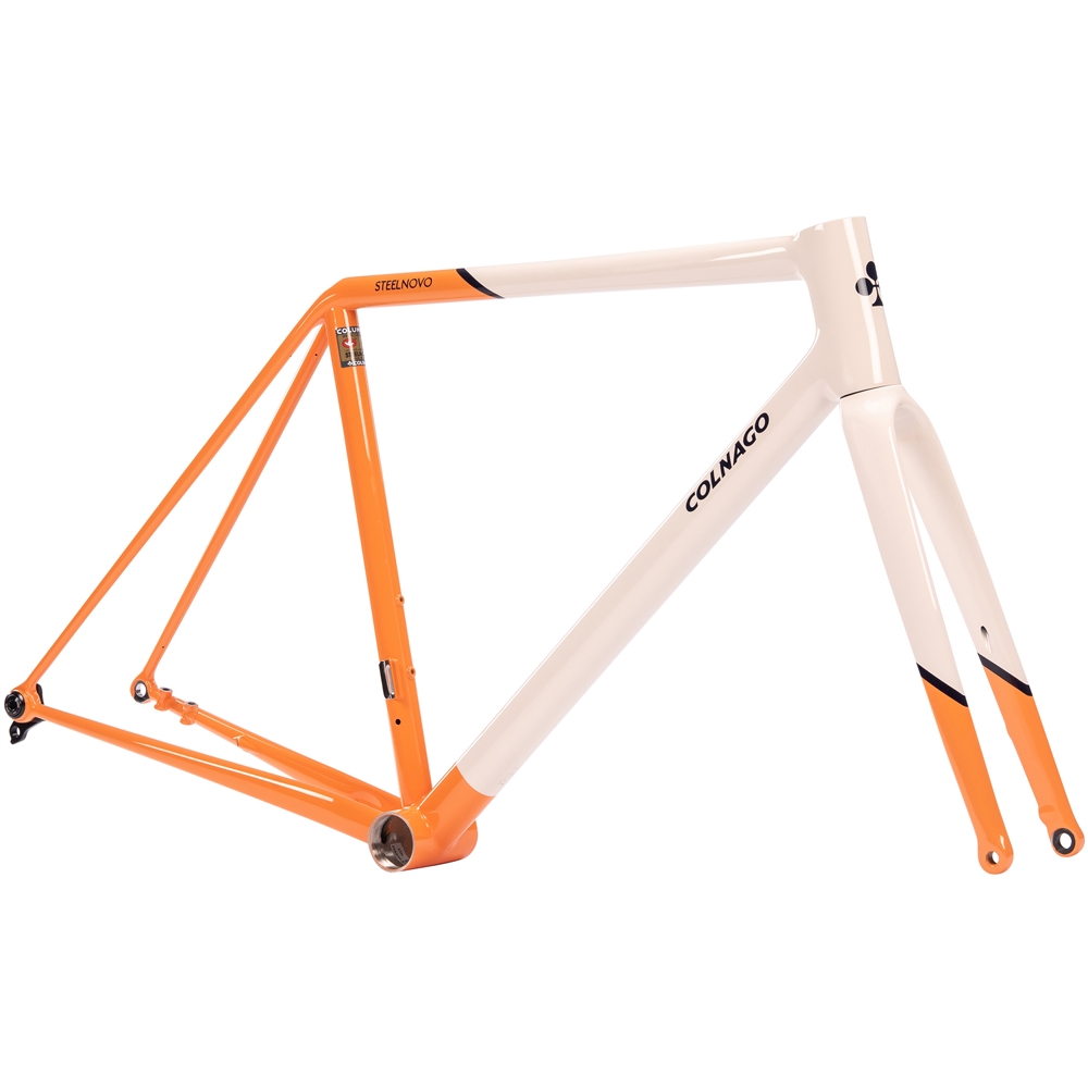 Steelnovo Road Bike Frame - Orange (2025)