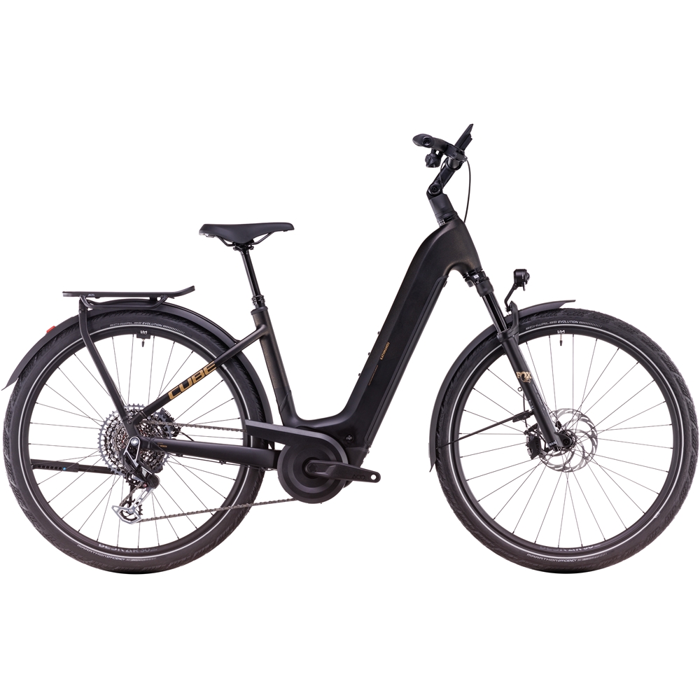 Kathmandu Hybrid SLT 800 Easy-Entry Electric Hybrid Bike - Gold Dust/Black (2025)