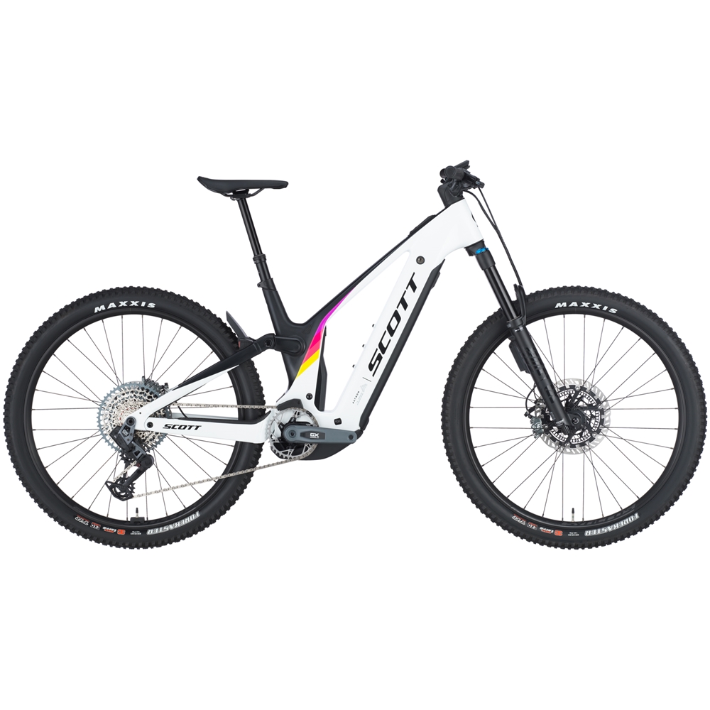 Patron 900 Electric Full Suspension Mountain Bike - Cumulus White/Carbon Black (2025)