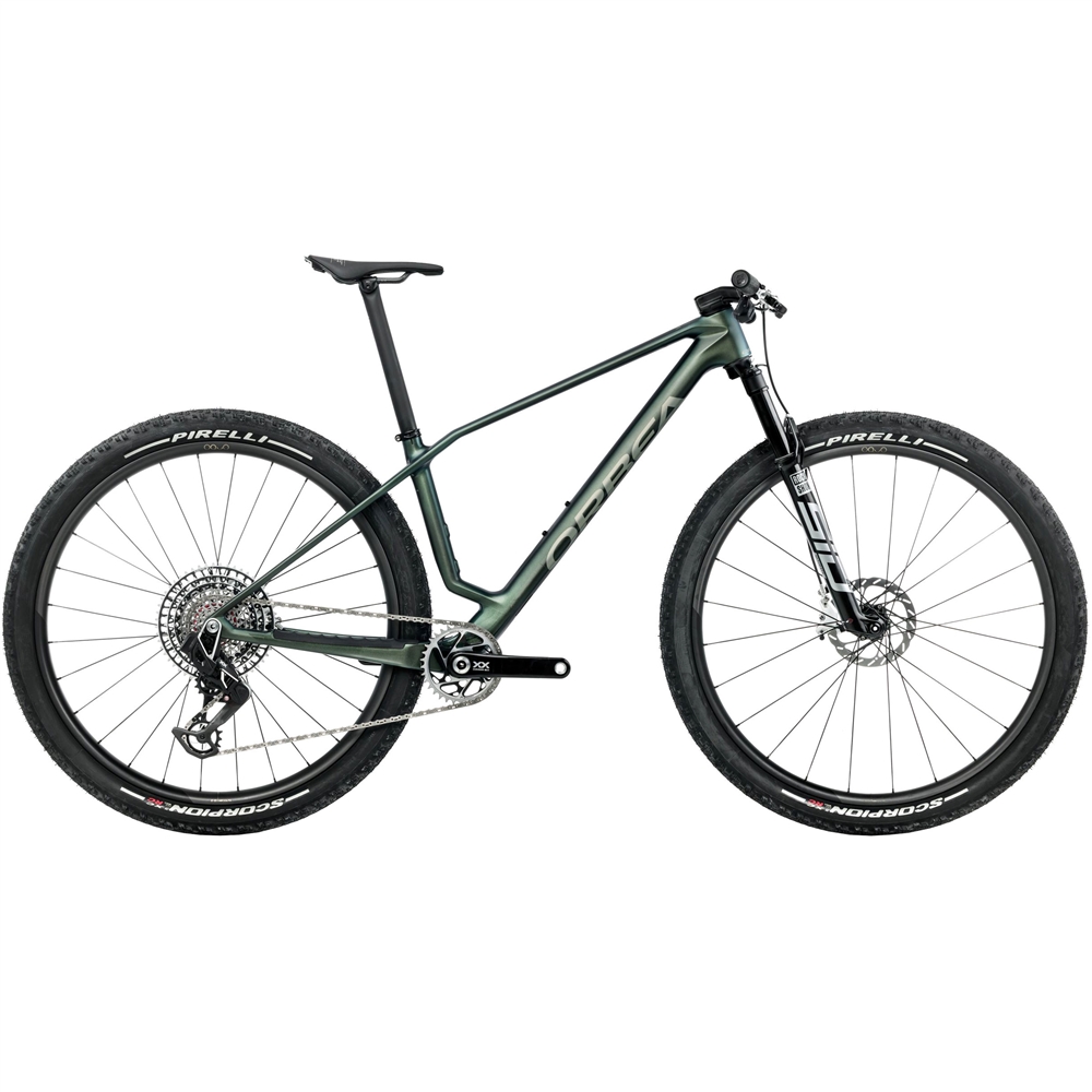 Alma M-Ltd Hardtail Mountain Bike - Seaweed Carbon View (2026)