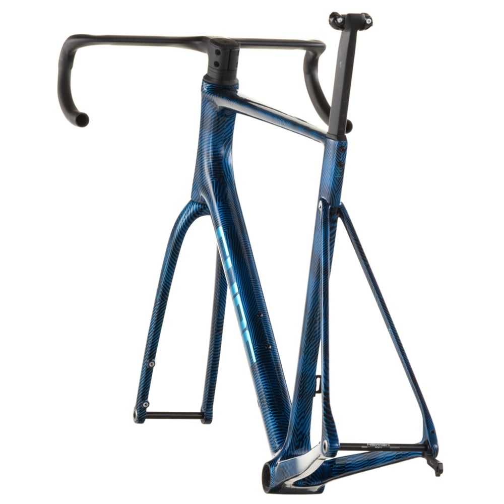 Litening Air C:68X Road Frameset - Liquid Blue Grid/Chrome (2026)