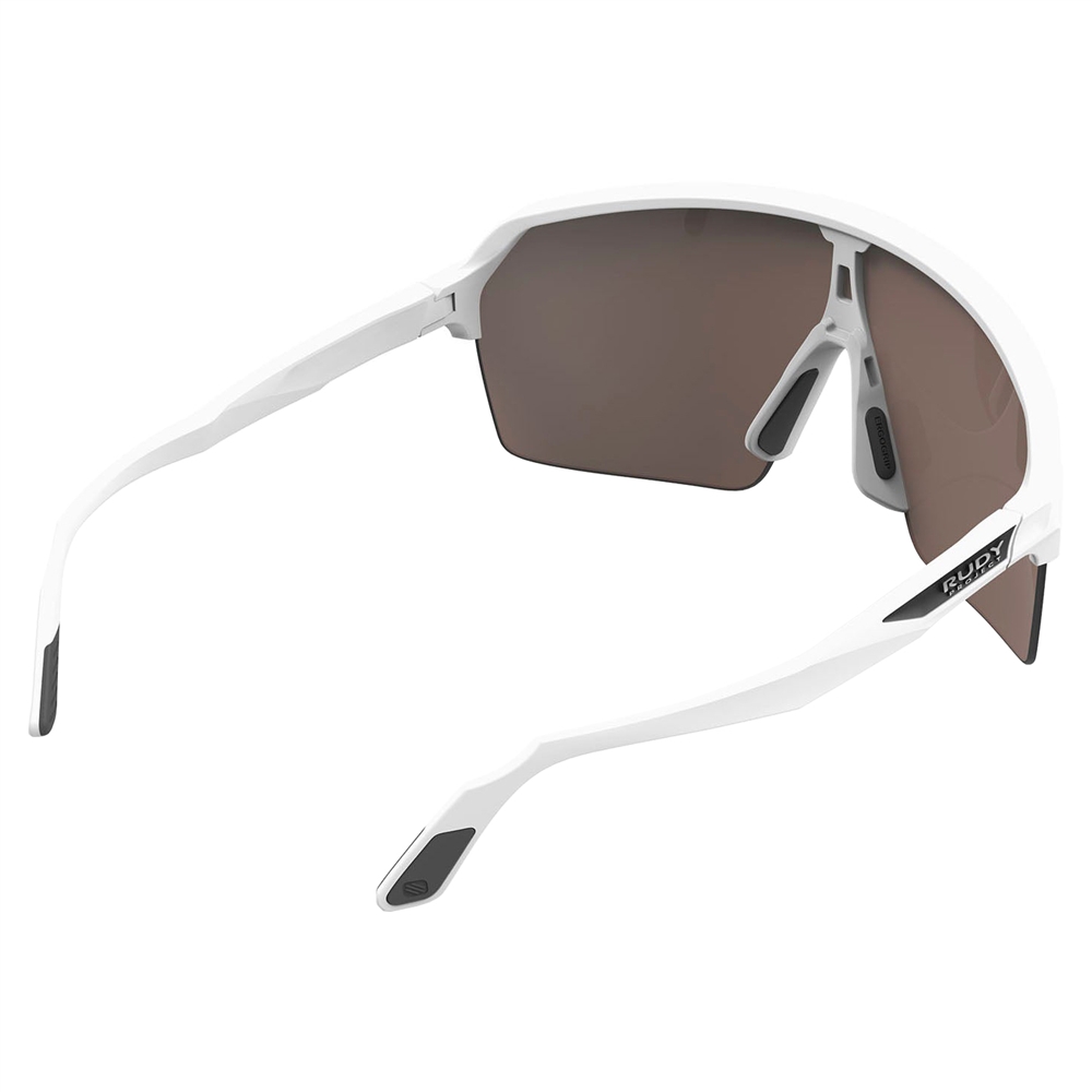Spinshield Air RP Optics Sunglasses - White Matte/Multilaser Gold
