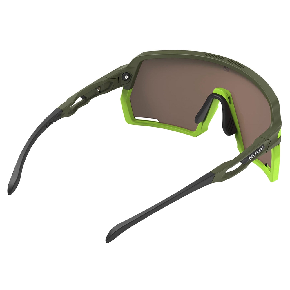 Kelion RP Optics Sunglasses - Olive Matte/Multilaser Yellow