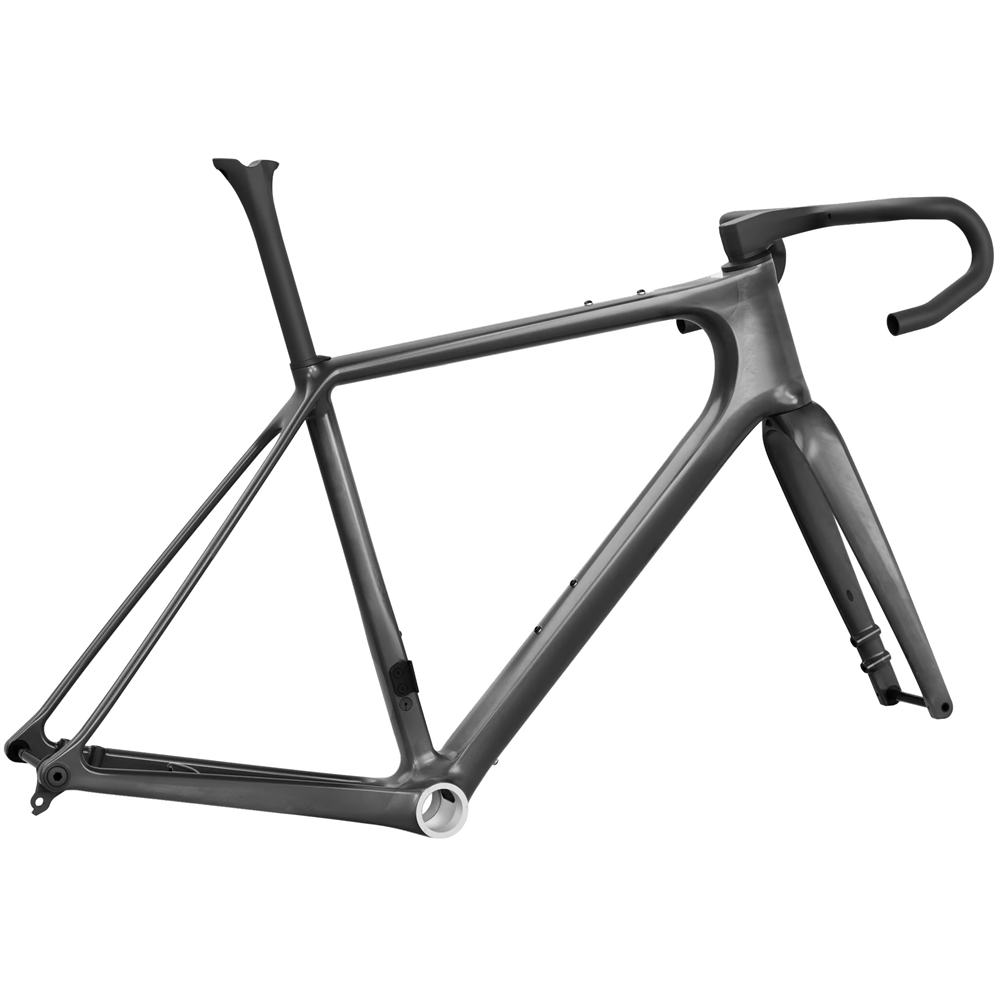U.P. 2.0 Gravel Bike Frameset And Cockpit - Raw