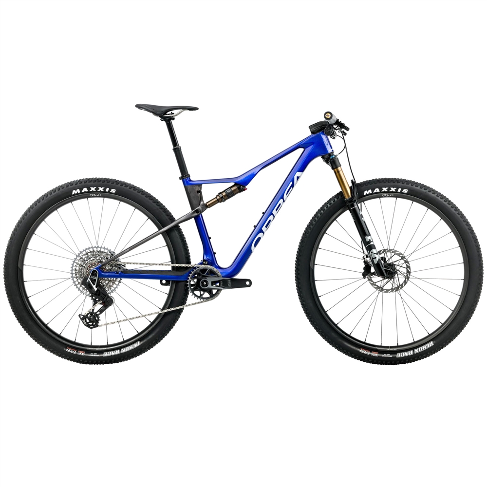 Oiz M-Team AXS Full Suspension Mountain Bike - Cobalt Blue/Carbon Raw (2026)