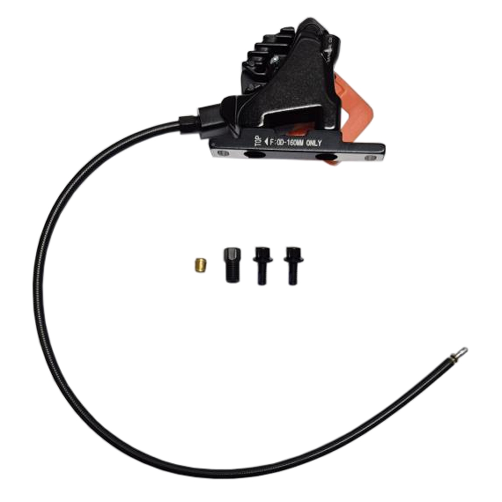 MPH Semi-Hydraulic Disc Brake With Flatmount Adapter And Bolts - 400mm Hose