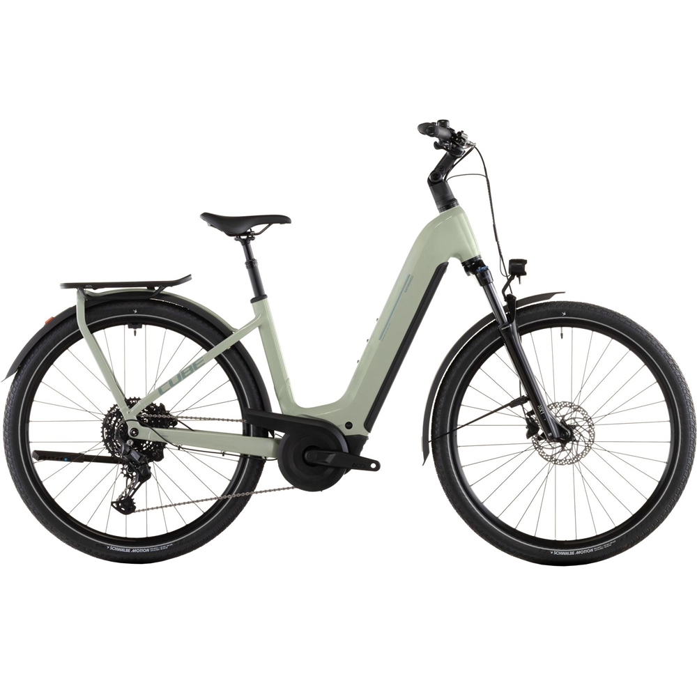 Kathmandu Hybrid One 800 Easy Entry Electric Hybrid Bike - Pea/Green (2026)