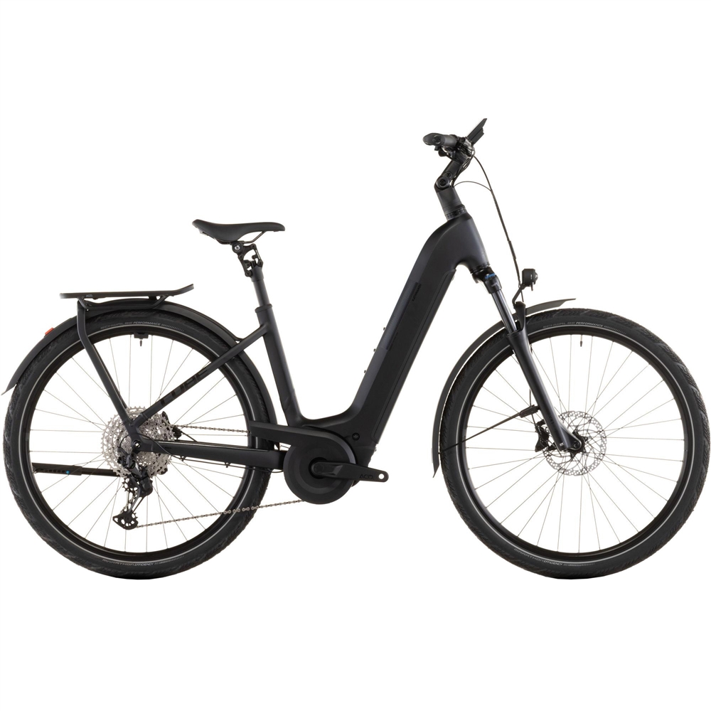 Kathmandu Hybrid Pro 800 Easy Entry Electric Hybrid Bike - Coal/Black (2026)