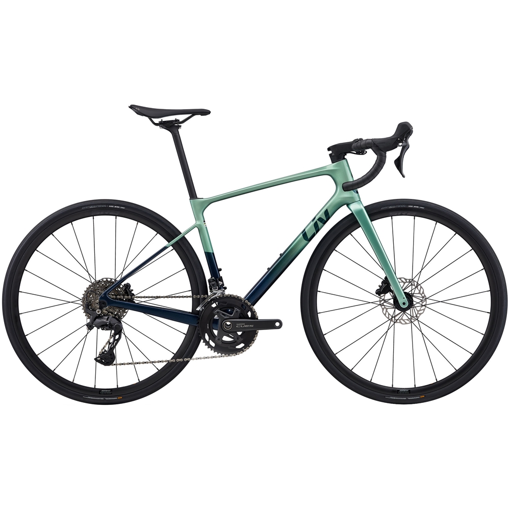 Avail Advanced 3 Ladies Road Bike - Seafoam/Cosmos Navy (2026)