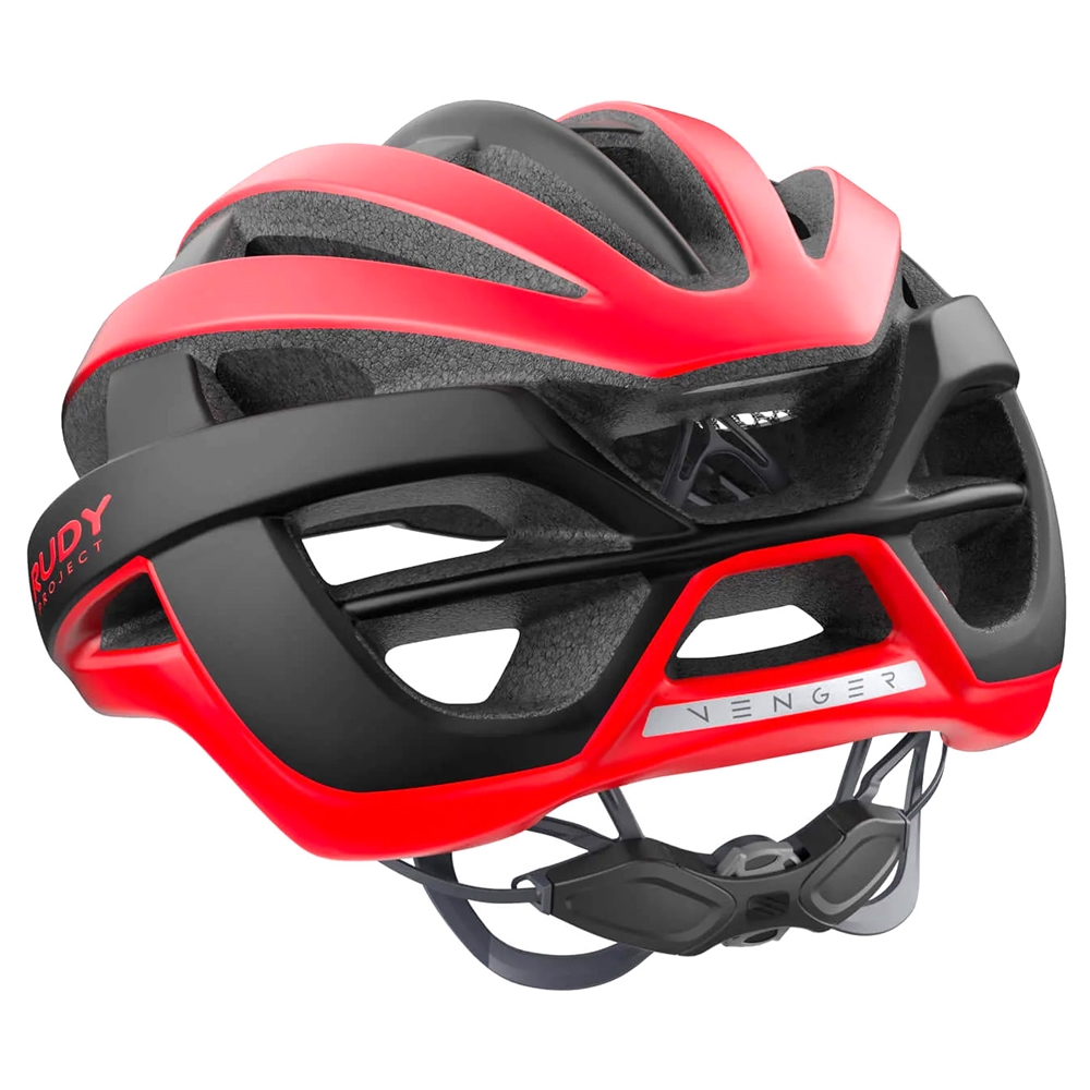 Venger Road Helmet - Red/Matte Black