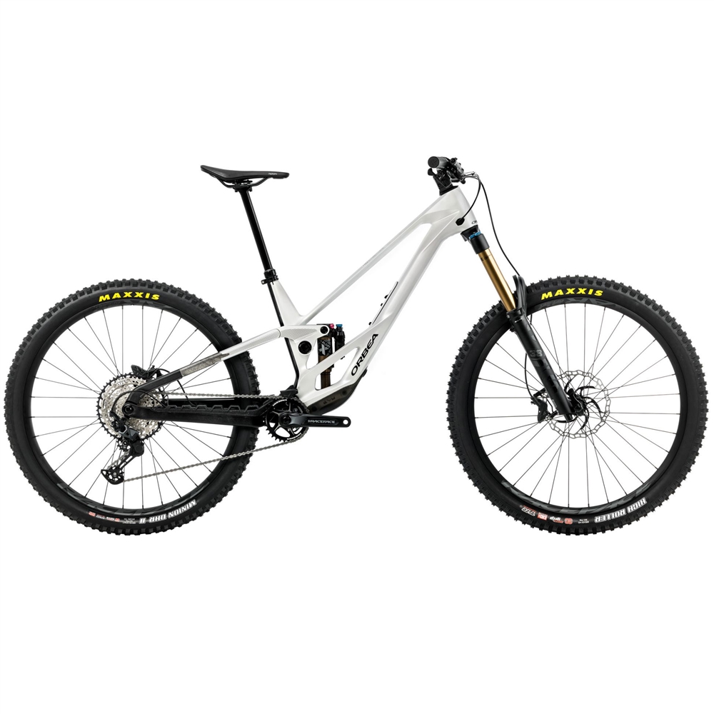 Rallon E10 Full Suspension Mountain Bike - White Chic/Diamond Black (2026)