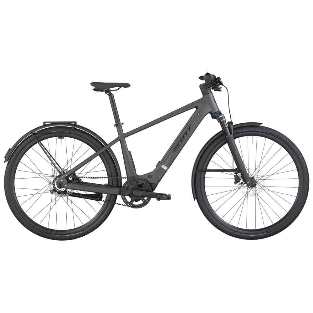 Passage 10 Belt Electric Hybrid Bike - Midnight Grey (2026)