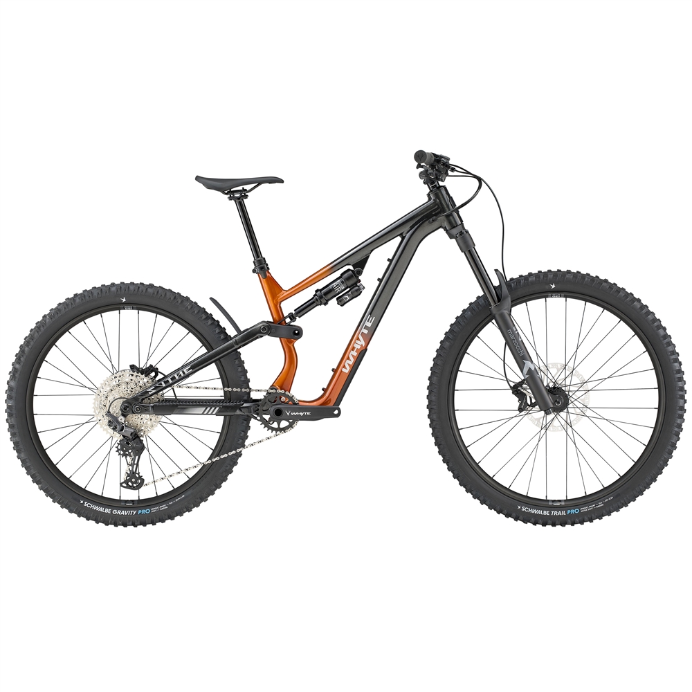 Sythe S Full Suspension Mountain Bike - Tiger Orange Gloss (2026)