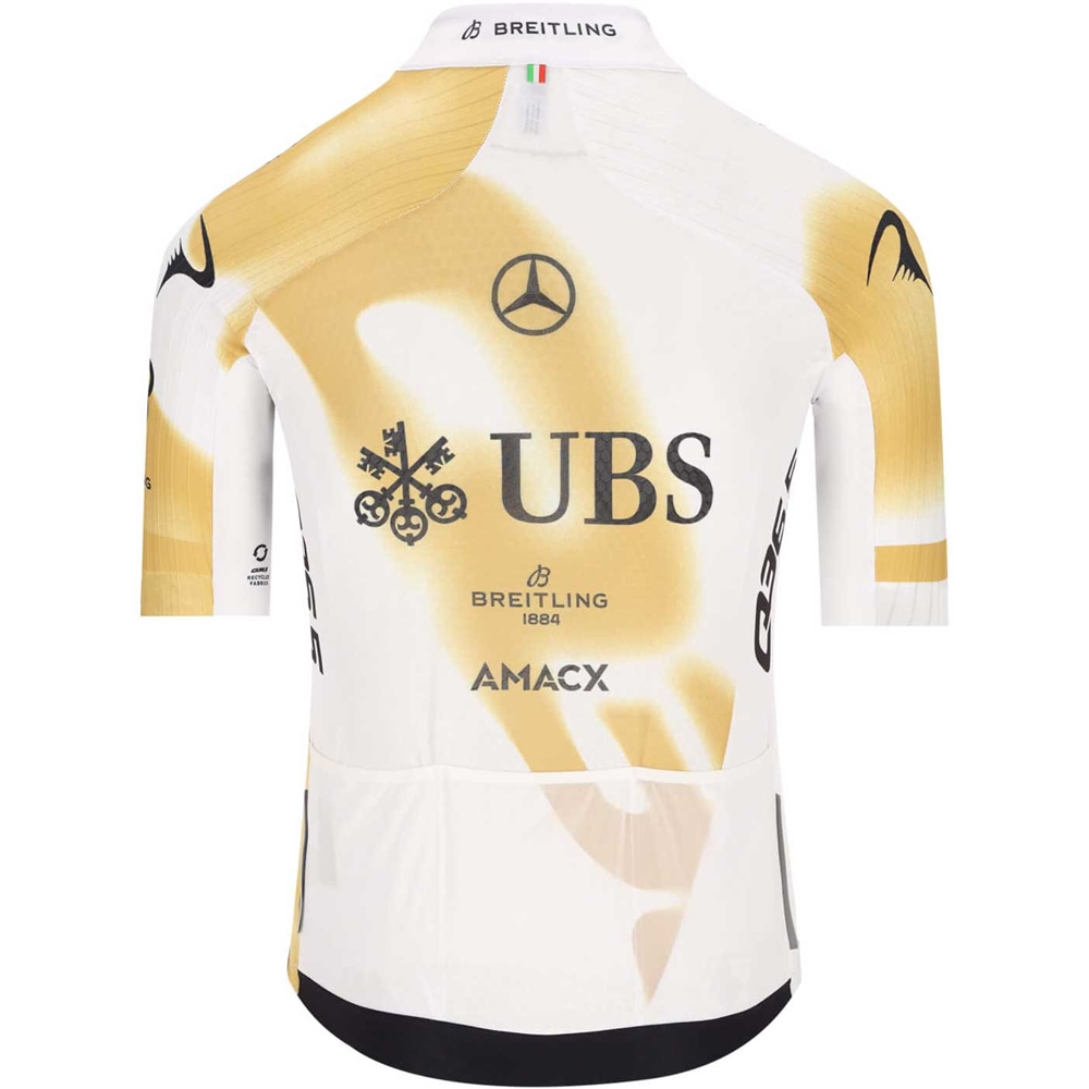 Gregarius Q36.5 Pro Team Off-Road Jersey - Gold/White (2026)