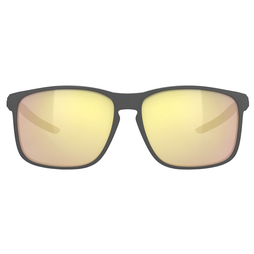 Overlap RP Optics Sunglasses - Charcoal Matte/Multilaser Gold