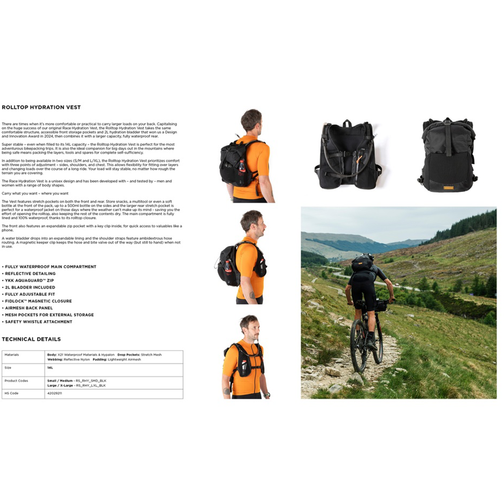 Rolltop Hydration Vest