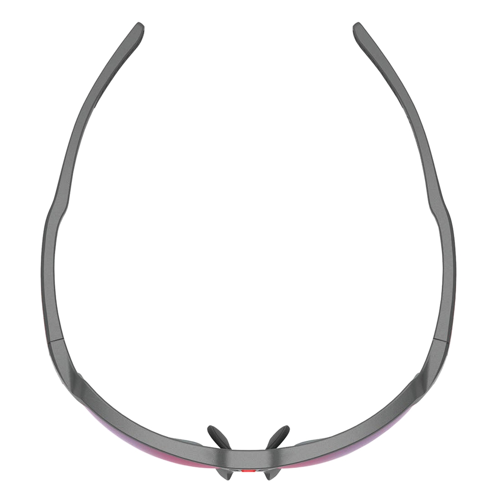 Deltabeat RP Optics Sunglasses - Charcoal Matte/Multilaser Red