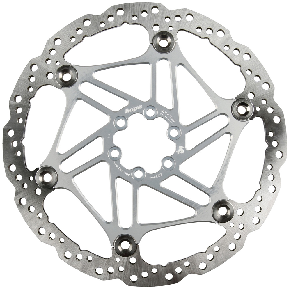 V4 Vented 6-Bolt Floating Disc Brake Rotor