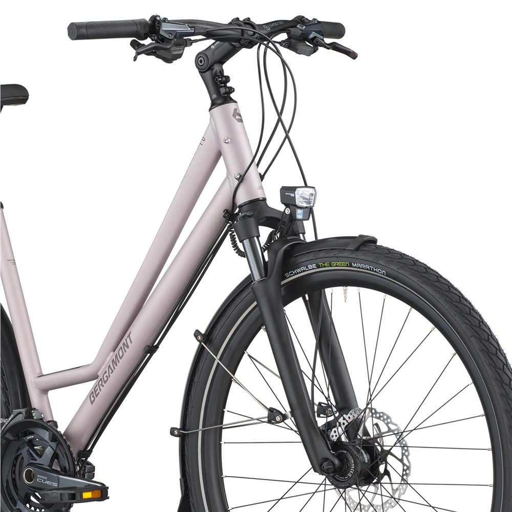 Vitess 10 Amsterdam Hybrid Bike - Purple/Silver (2026)