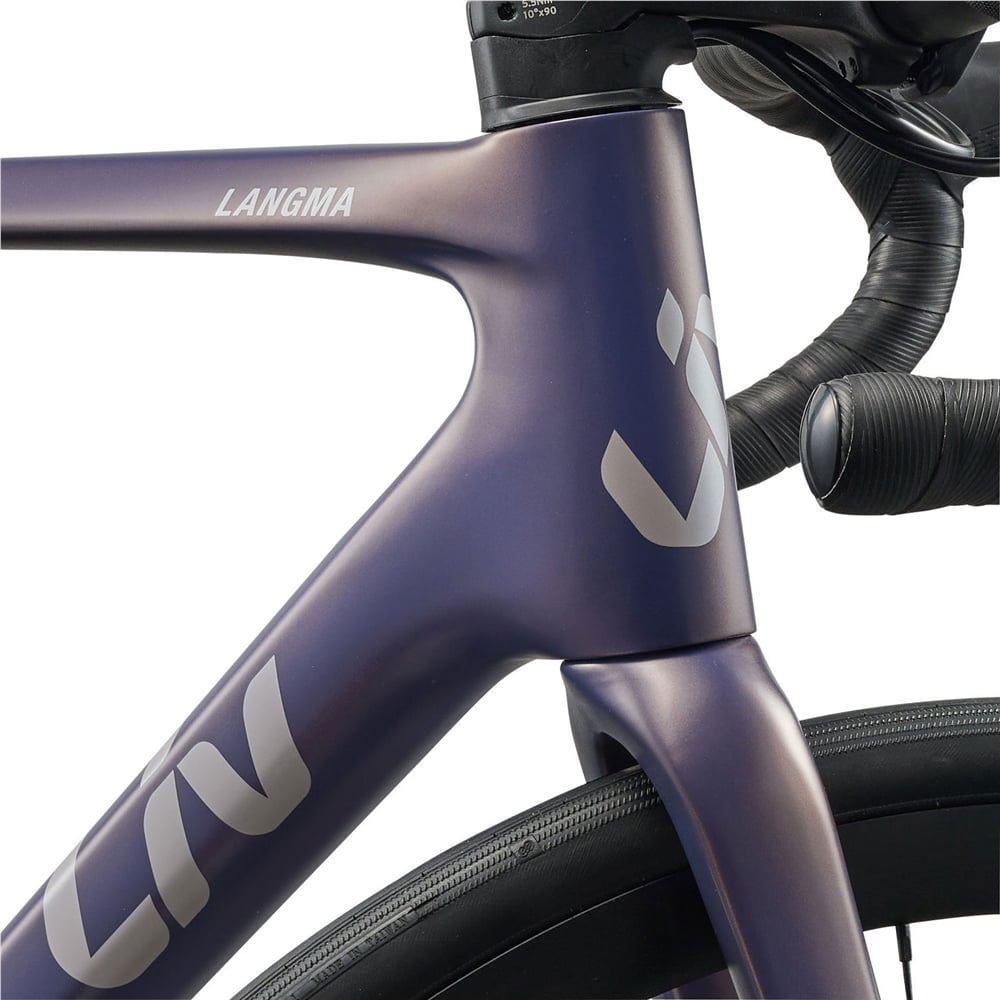Langma Advanced 1 Ladies Road Bike - Meteorite Mist (2026)