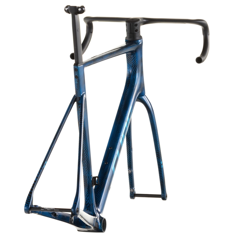 Litening Air C:68X Road Frameset - Liquid Blue Grid/Chrome (2026)