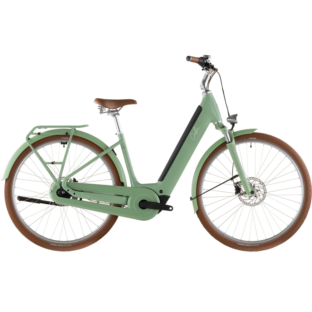 Aruba Hybrid 600 Easy Entry Electric Hybrid Bike - Cactus/Brown (2026)
