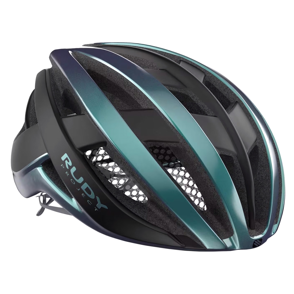 Venger Road Helmet - Shiny Iridescent Blue