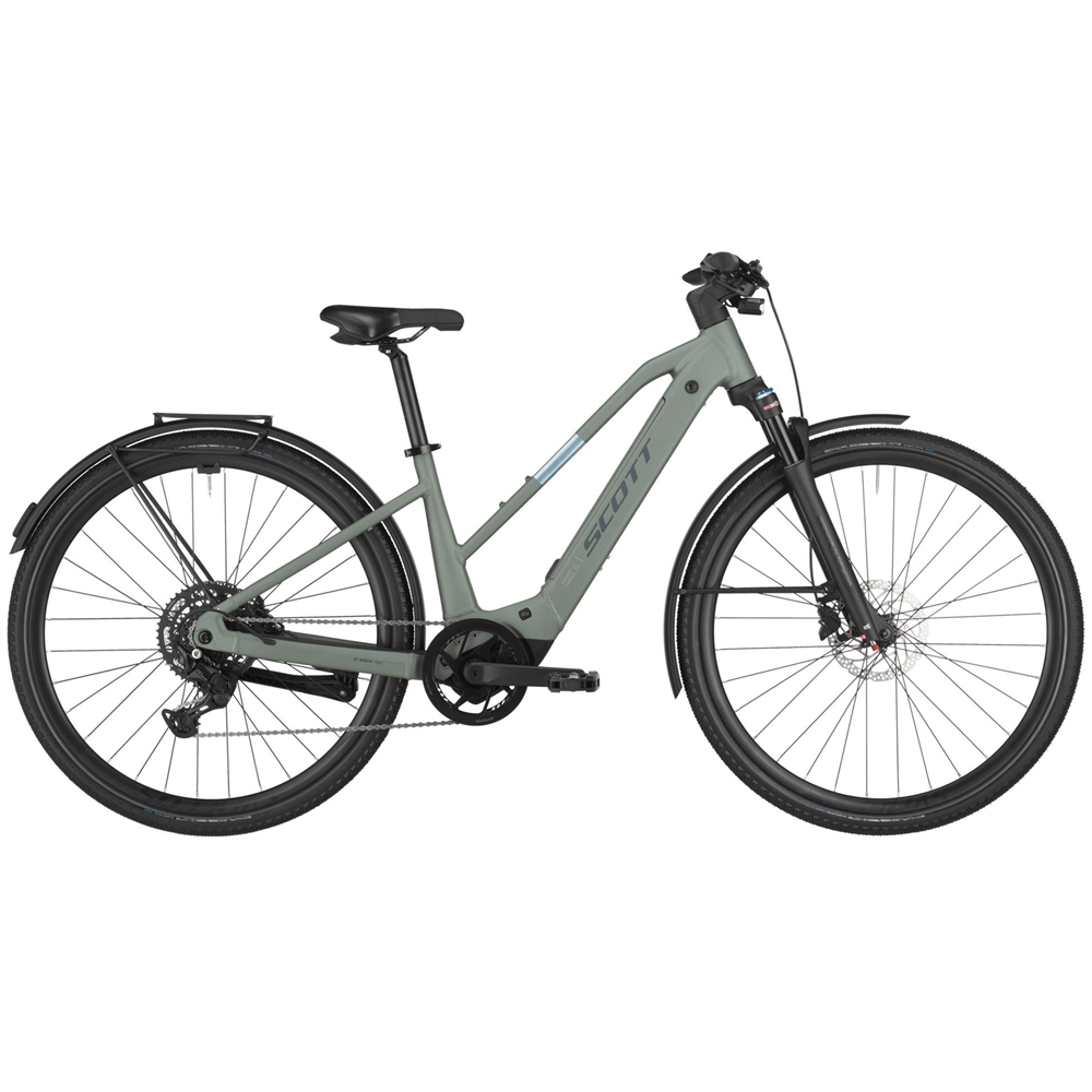 Passage 30 Slope Electric Hybrid Bike - Highland Green (2025)