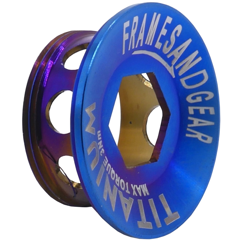 Titanium Shimano Crank Arm Cover Bolt