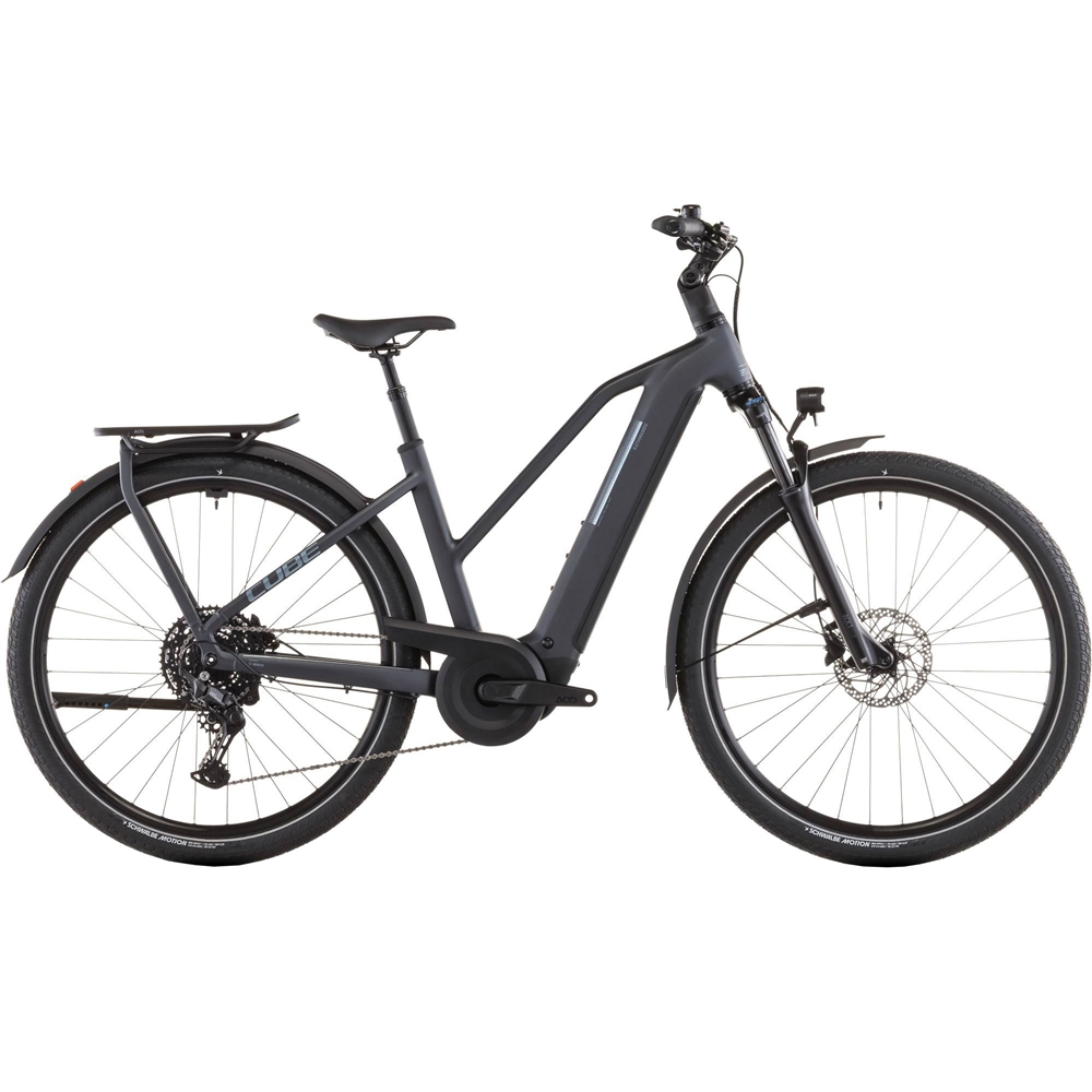 Kathmandu Hybrid Trapeze One 800 Electric Hybrid Bike - Metallic Grey/Grey (2026)
