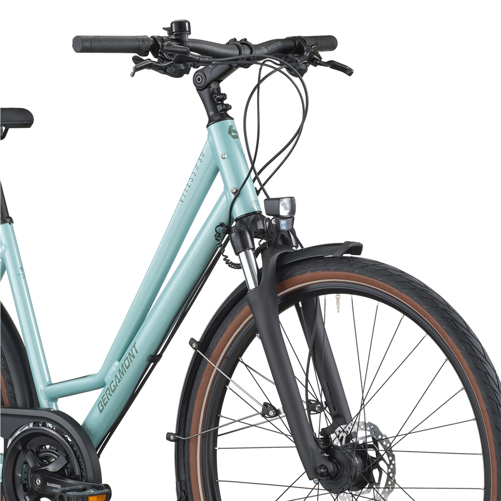 Vitess 50 Amsterdam Hybrid Bike - Mermaid Blue (2026)
