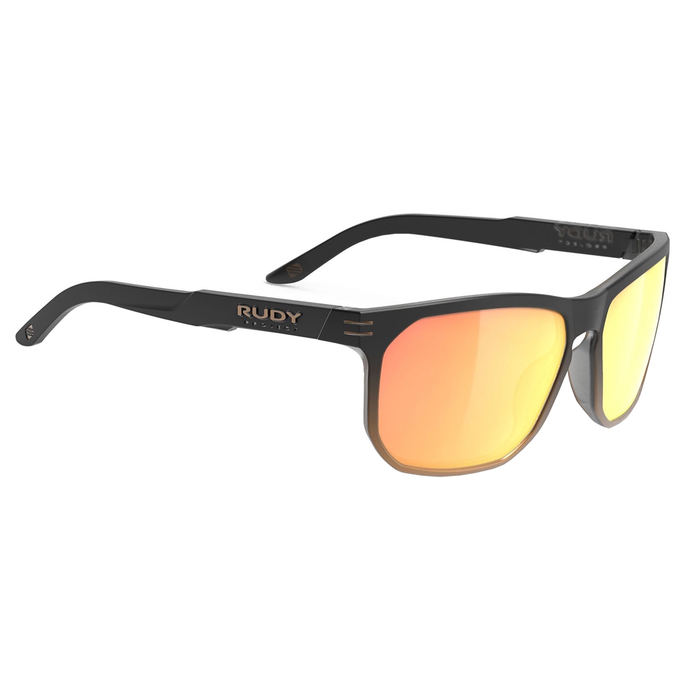 Soundrise RP Optics Sunglasses - Black Fade Bronze Matte/Multilaser Orange