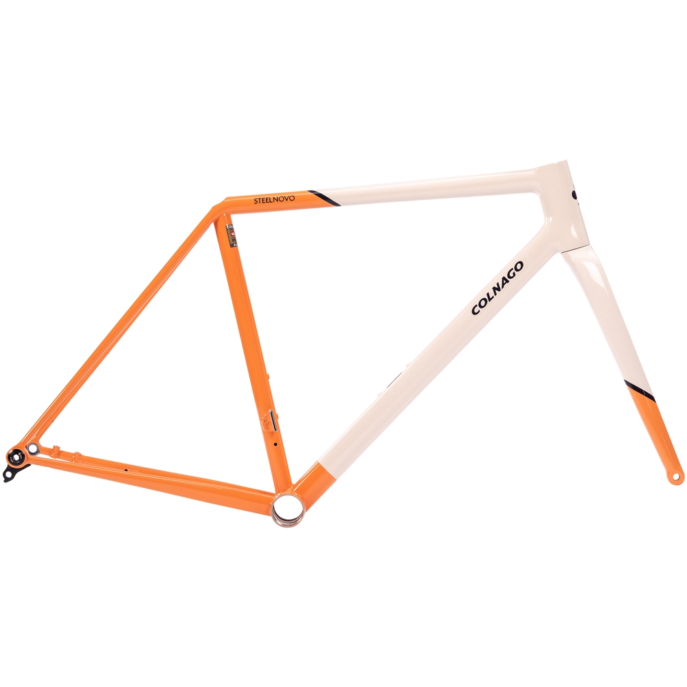 Steelnovo Road Bike Frame - Orange (2025)