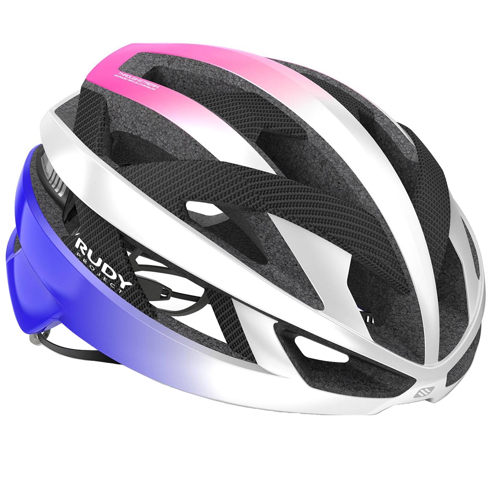 Rebel Road Helmet - Pearl Metal/Pink/Cyber Blue Shiny