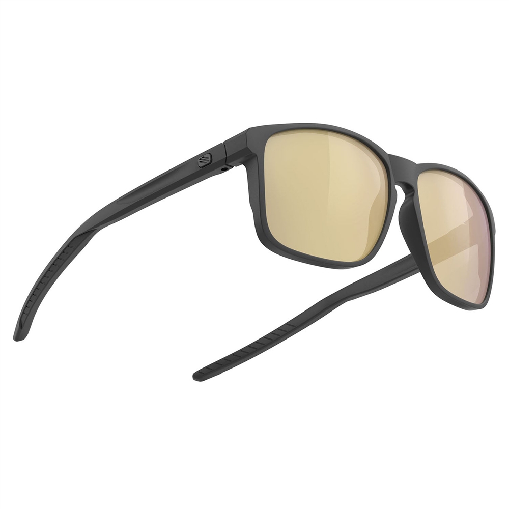 Overlap RP Optics Sunglasses - Charcoal Matte/Multilaser Gold