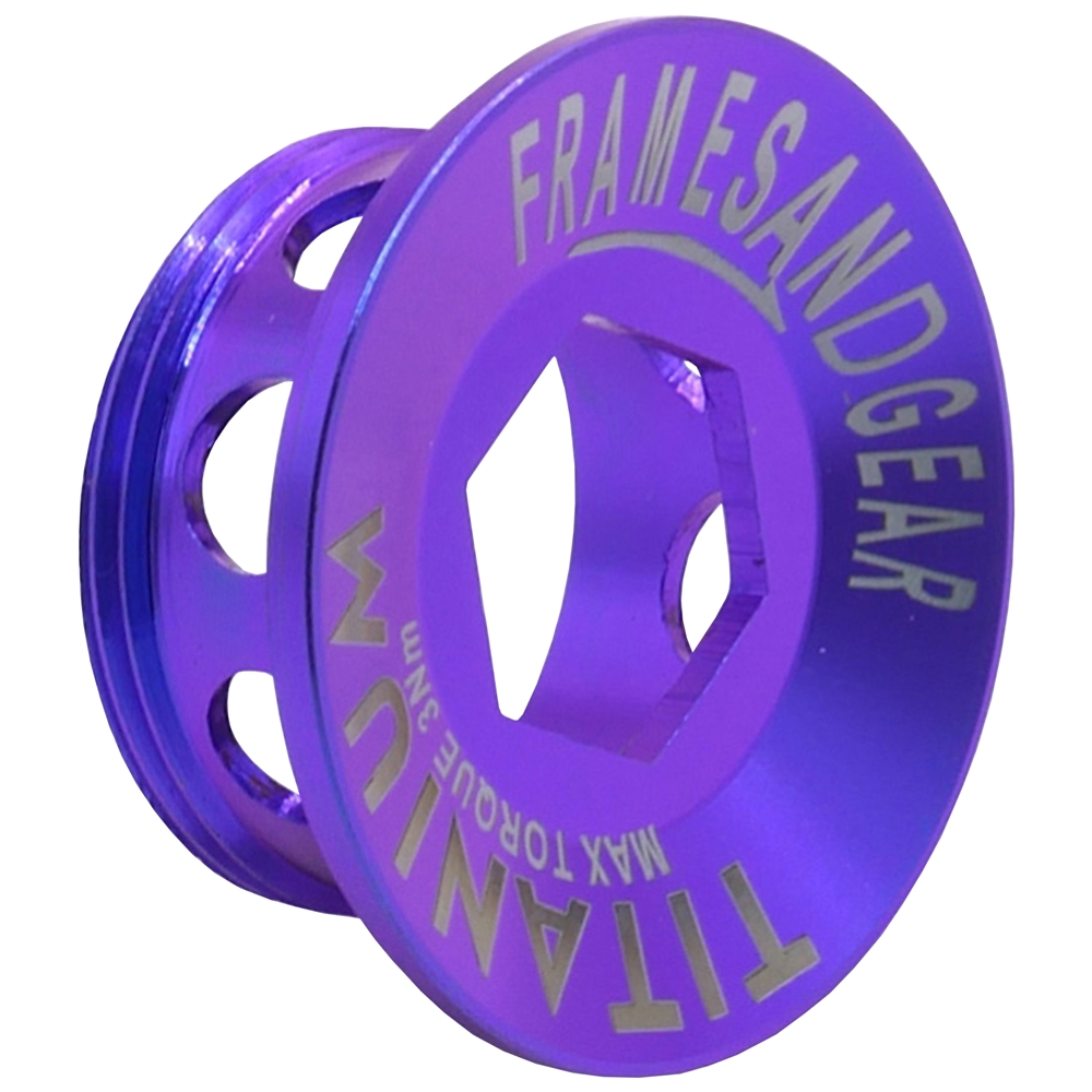 Titanium Shimano Crank Arm Cover Bolt