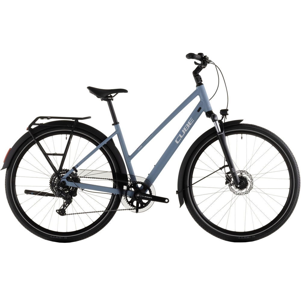 Touring One Trapeze Hybrid Bike - Bluebird/Grey (2026)
