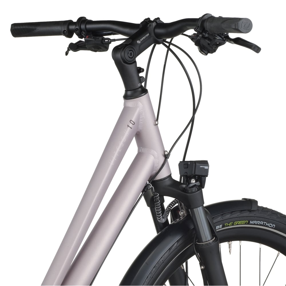 Vitess 10 Amsterdam Hybrid Bike - Purple/Silver (2026)