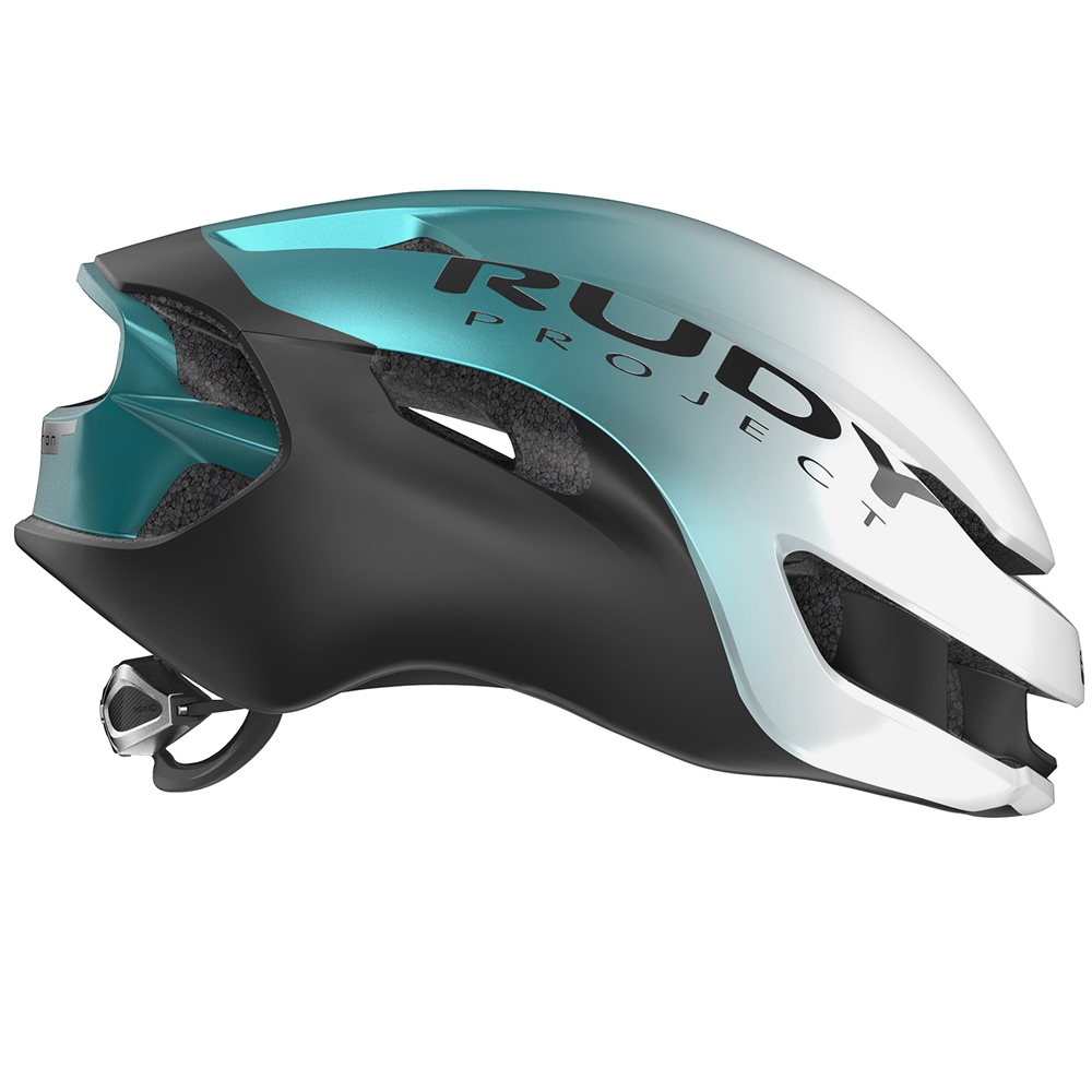 Nytron Road Helmet - Pearl/Emerald/Black Metal Matte