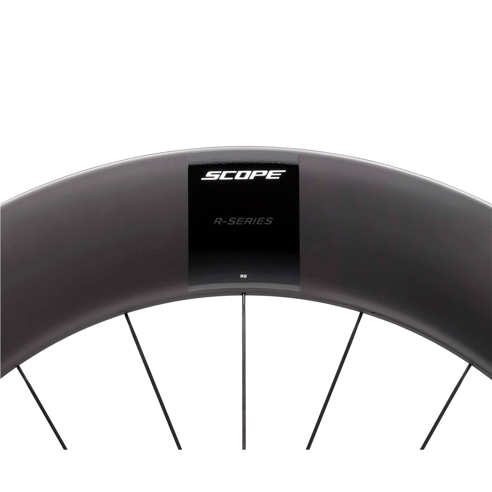 R8.T V2 85mm TT Disc Brake Carbon Front Wheel - Black
