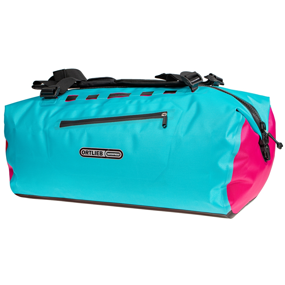 Duffle Lite Cyber 40L Travel Bag - Cyber Blue/Cyber Pink