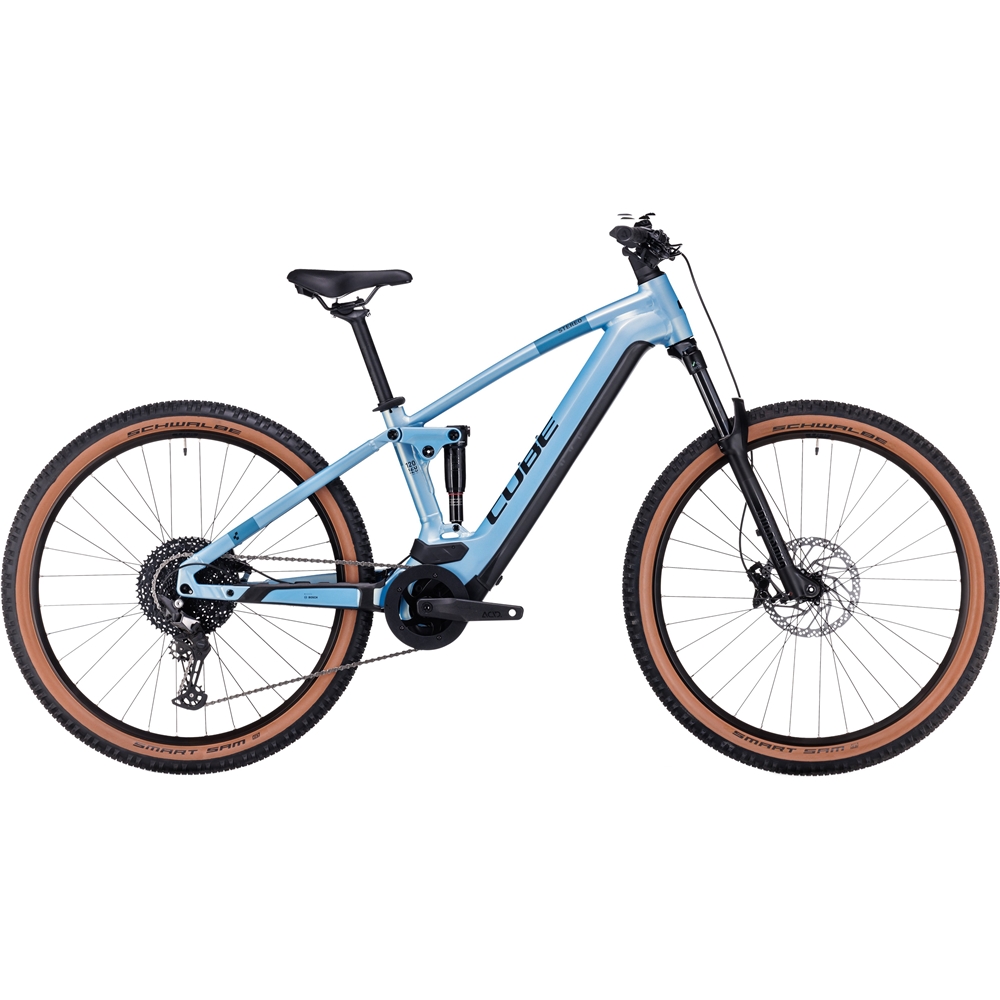 Stereo Hybrid 120 Pro 750 Electric Full Suspension Mountain Bike - Sage Metallic/Black (2024)