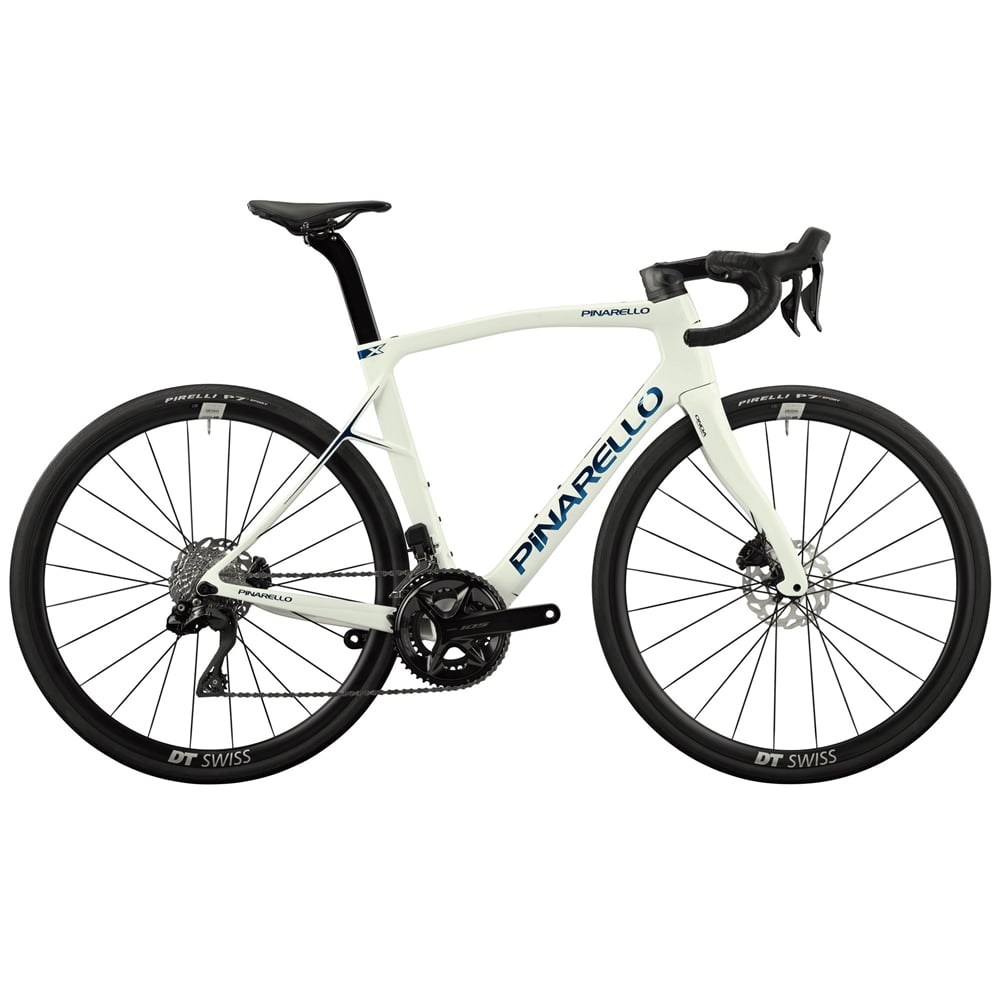 ロードバイクPINARELLO PINA-757N-RD SHIMANO105 Pinarello X5 Disc 105 Di2 Road Bike - Xolo Crystal White (2025
