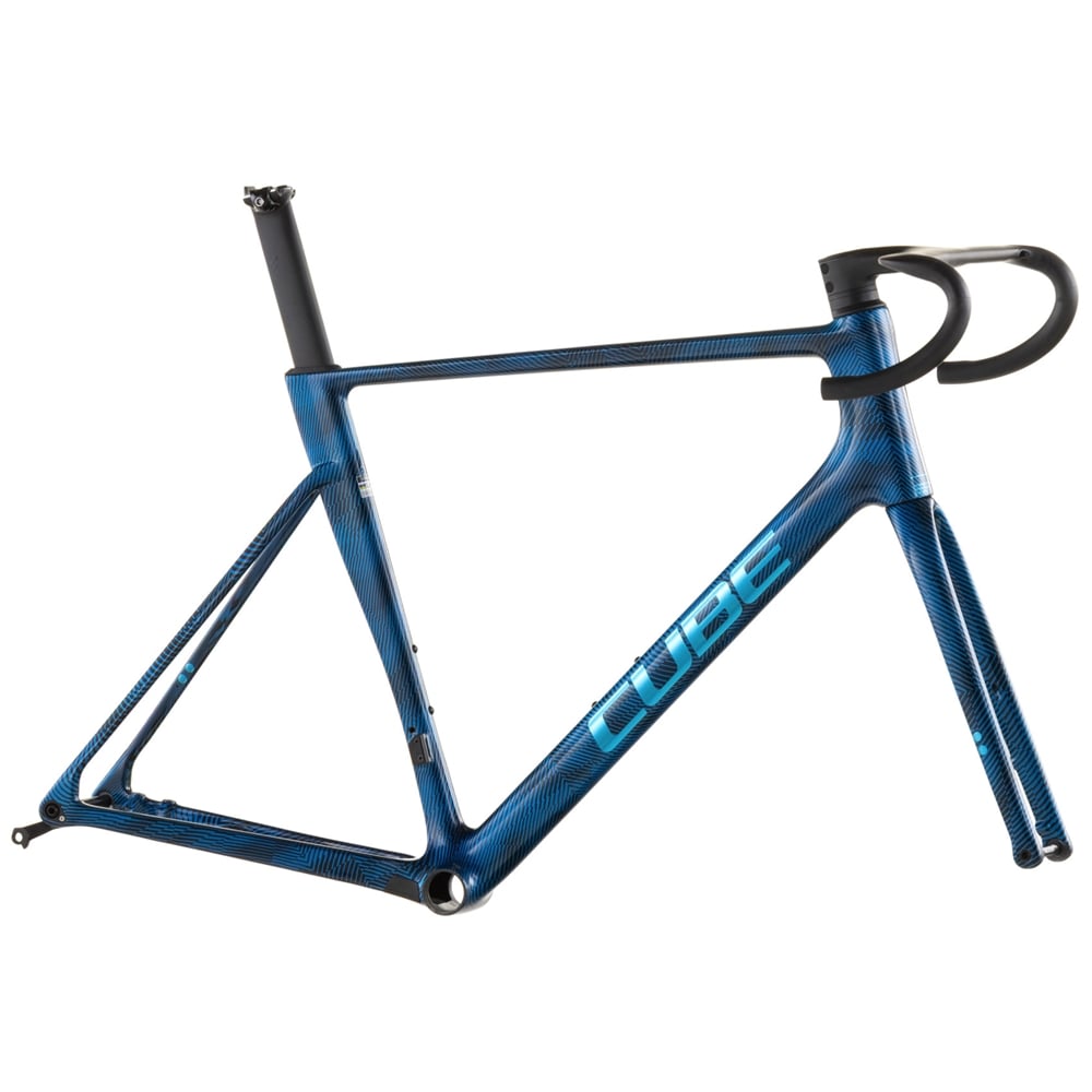 Litening Air C:68X Road Frameset - Liquid Blue Grid/Chrome (2026)